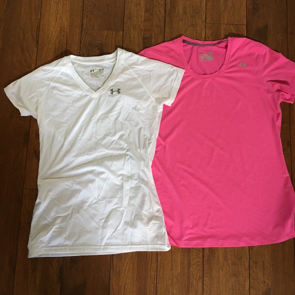 2 UNDER ARMOUR SHIRTS!!!!